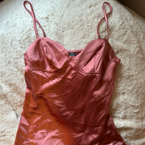 wild fable Dresses & Skirts - PINK SILK SLIP DRESS
